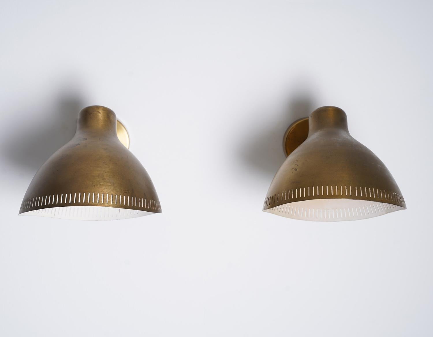 Lámparas de pared suecas de mediados de siglo by ASEA Moderno de mediados de siglo en venta