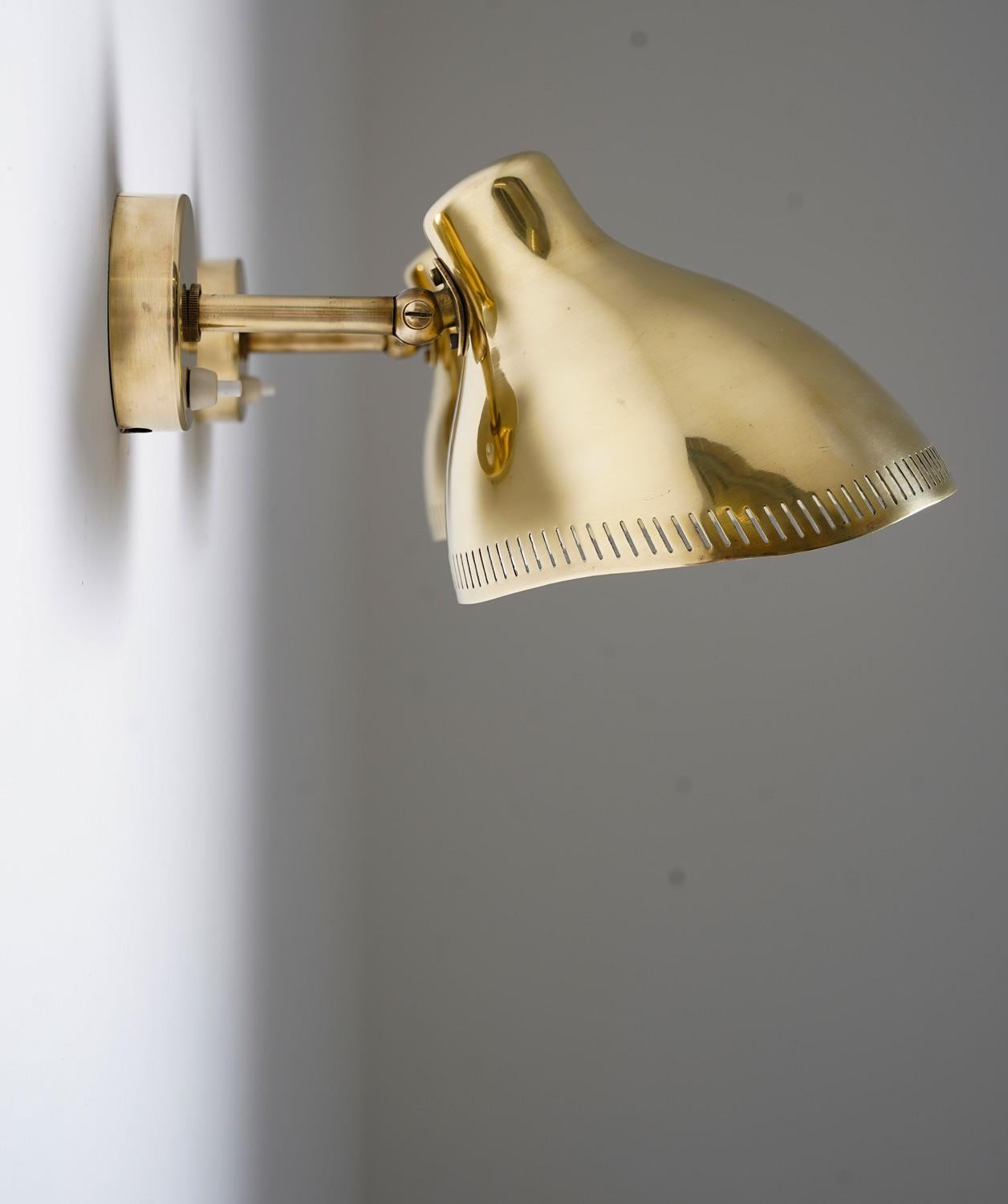 Lámparas de pared suecas de mediados de siglo by ASEA siglo XX en venta