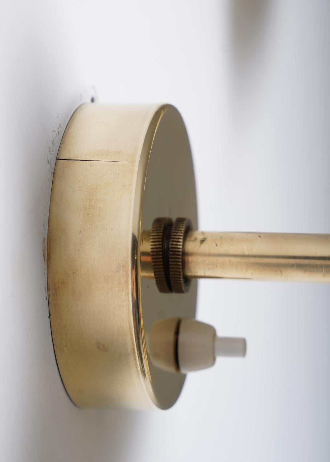 Lámparas de pared suecas de mediados de siglo by ASEA en venta 3