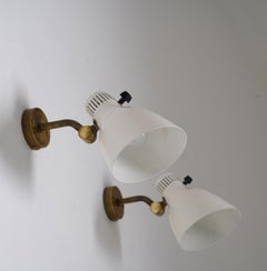 Swedish Midcentury Wall Lamps by Hans Bergström for Ateljé Lyktan