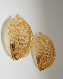 Swedish Midcentury Wall lamps / Sconces by Fritz Kurz for Orrefors