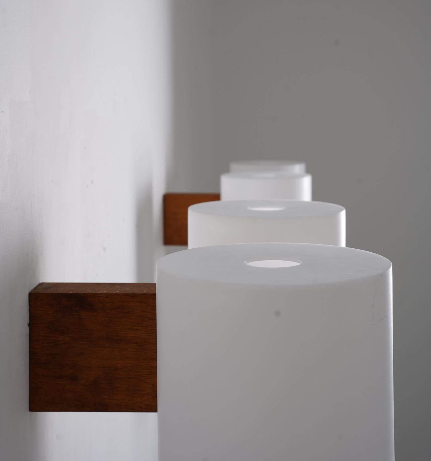 Swedish Midcentury XL Wall Lamps by Luxus In Good Condition For Sale In Karlstad, SE