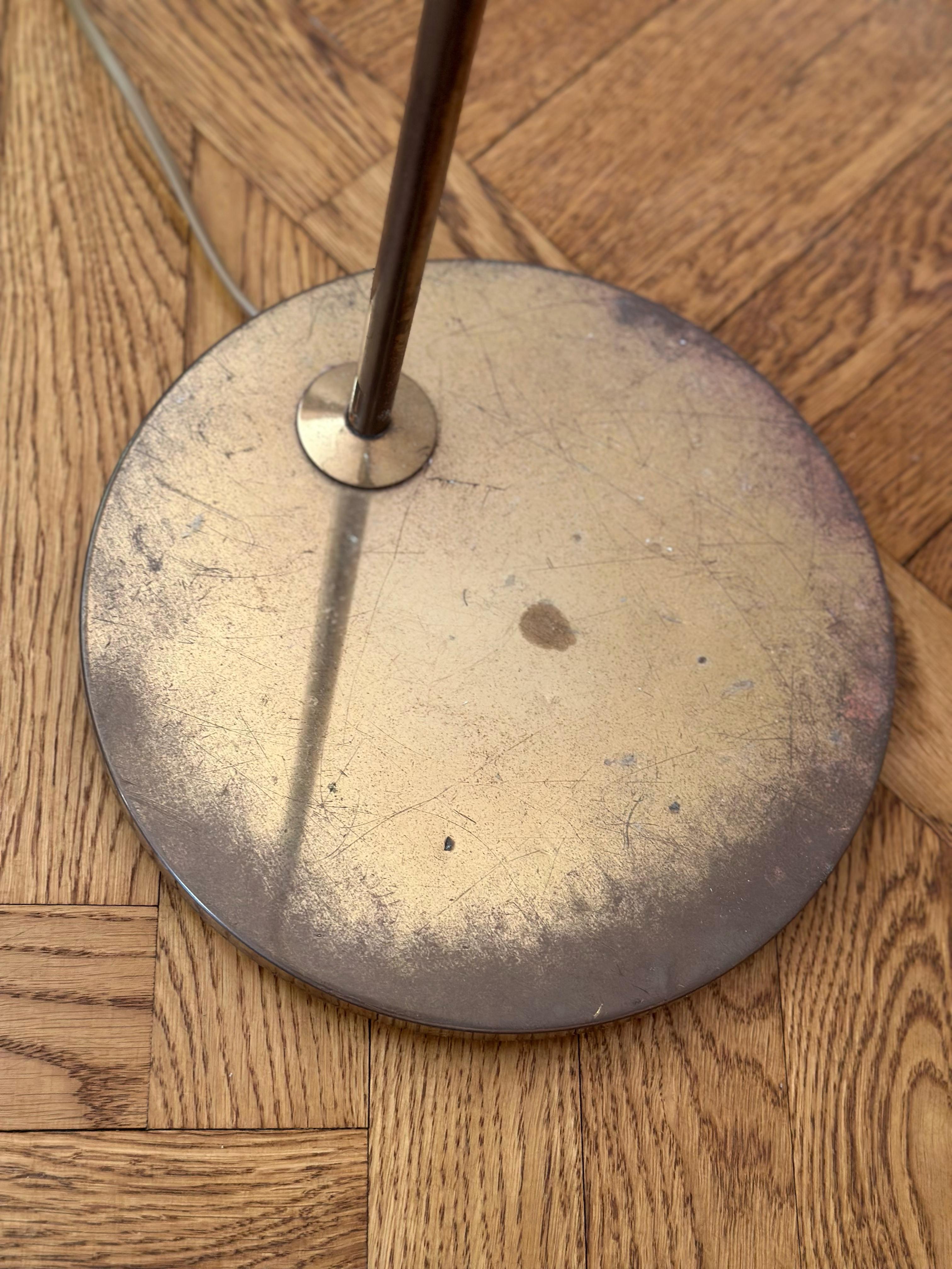 Lampadaire Mod suédois G-075 par Bergboms, années 1960, incl DIFFUSER PLASTIC ORIGINAL en vente 4