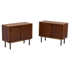 Used Swedish moder sideboards in teak and oak by Westbergs, Sweden, 1950s