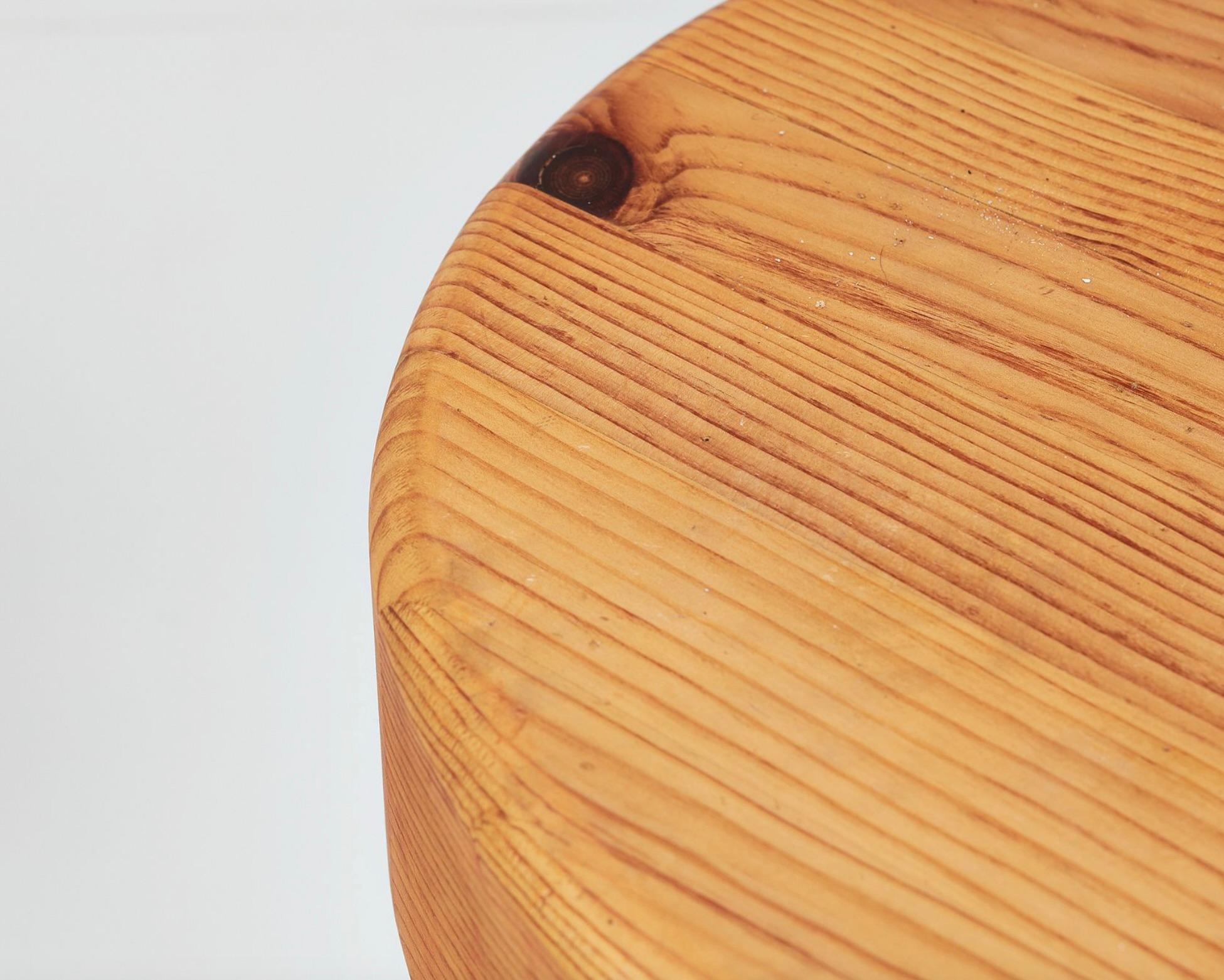 Late 20th Century Swedish Moderist Bar Stools in Pine, c1970