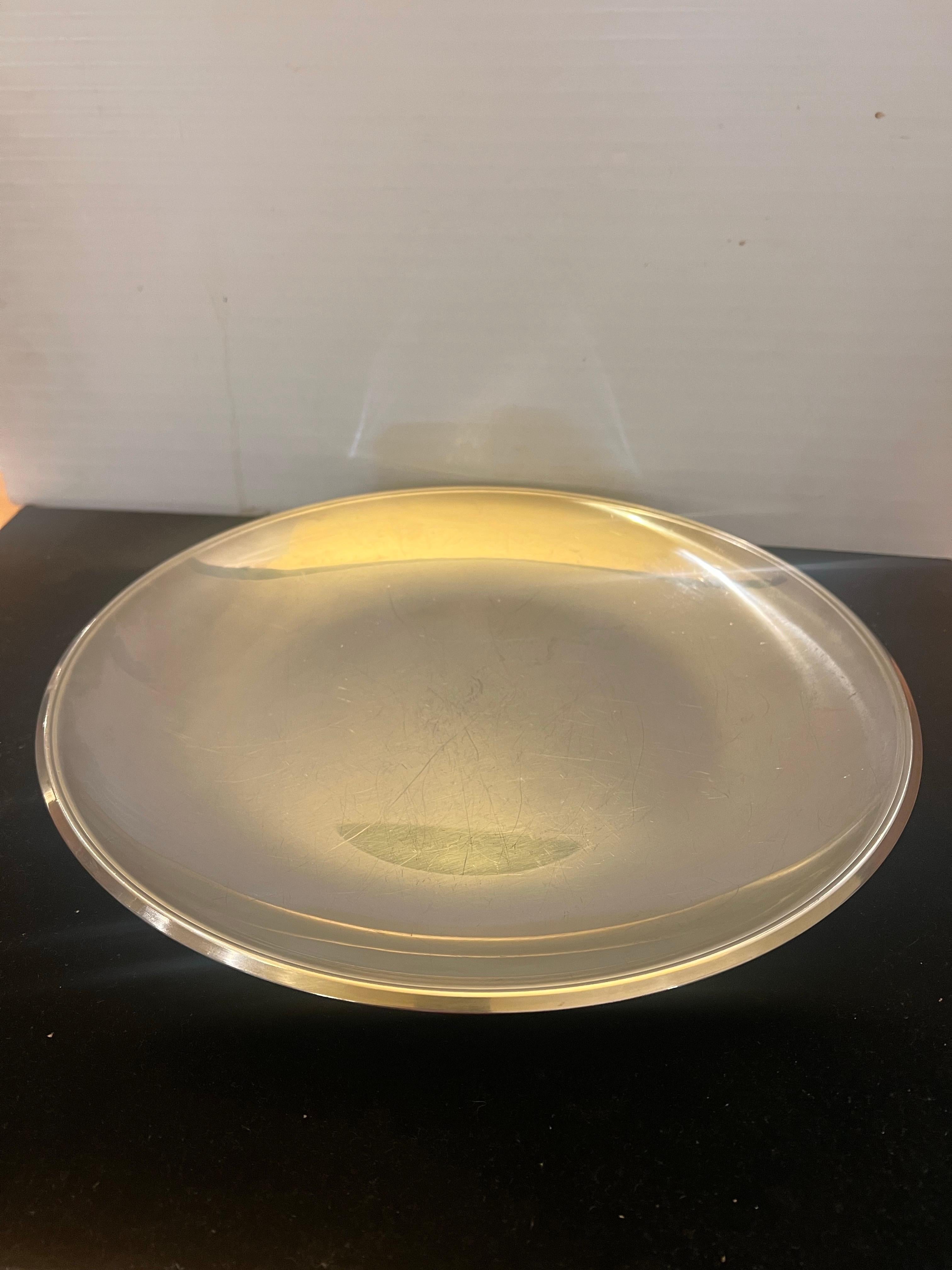 XX secolo Ciotola per frutta moderna svedese degli anni '50 in acciaio inox Catch It All di Gabis Stainless in vendita