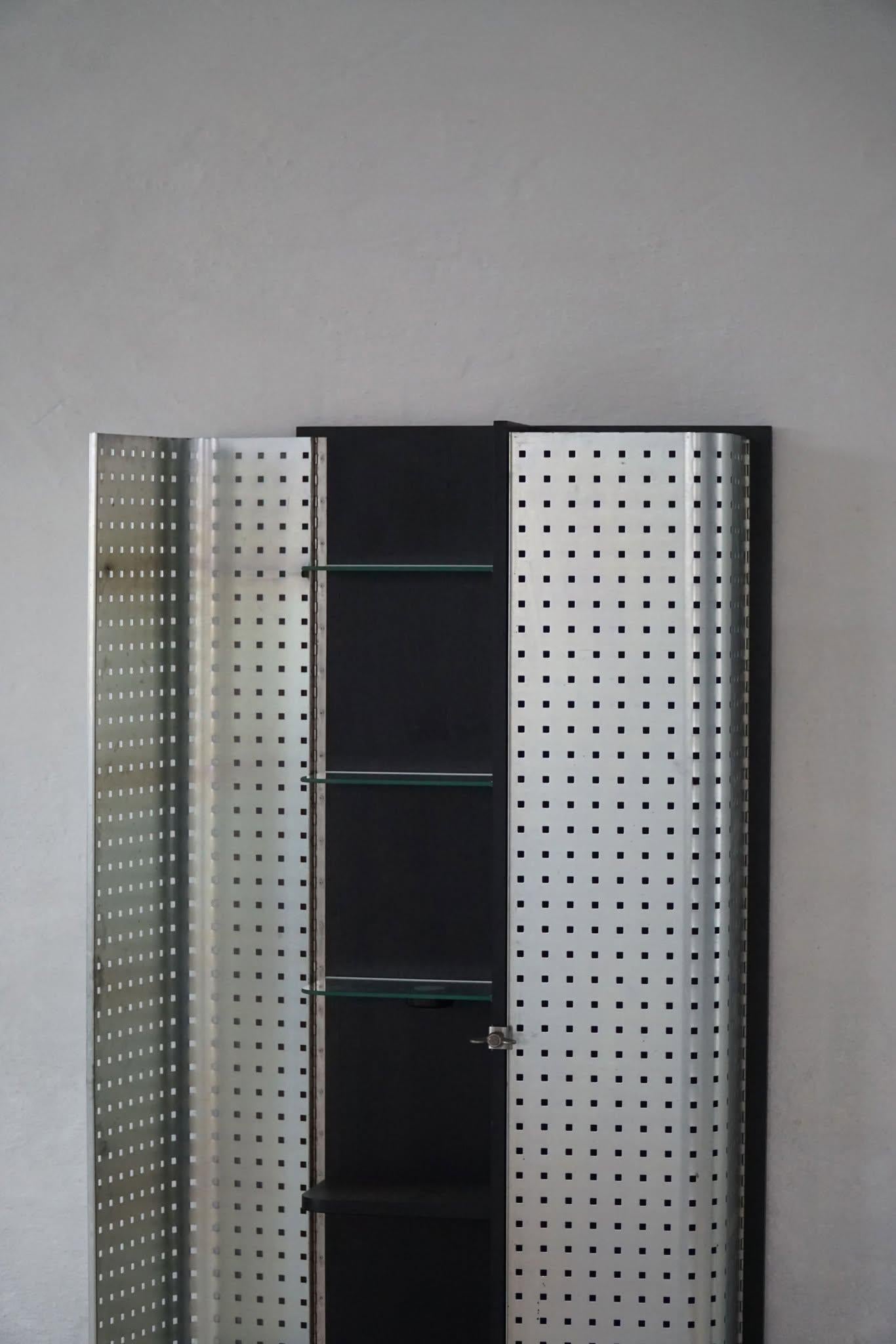 Swedish Modern, A Tall Narrow Cabinet in Steel, Late 20th Century 10