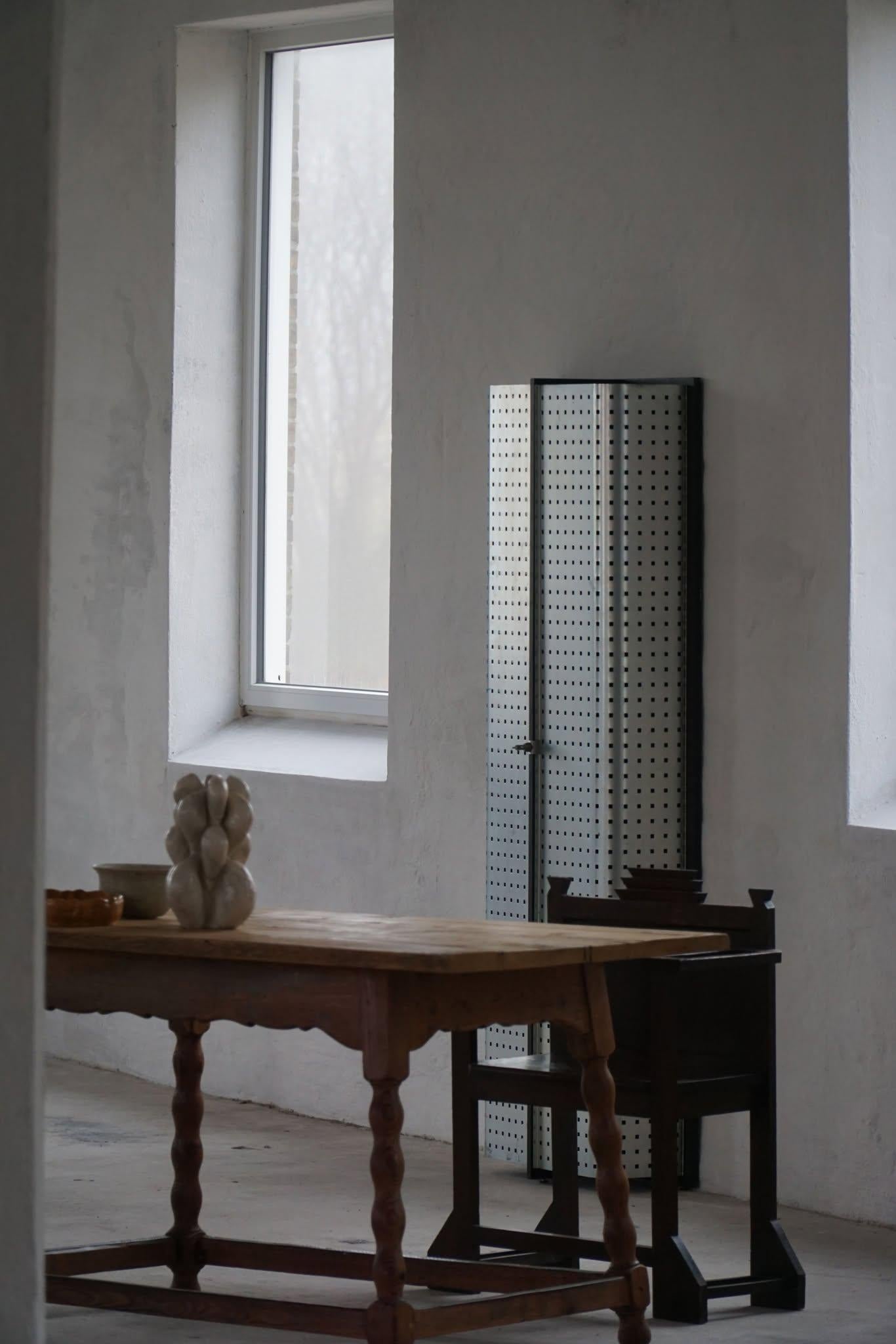 Swedish Modern, A Tall Narrow Cabinet in Steel, Late 20th Century 11