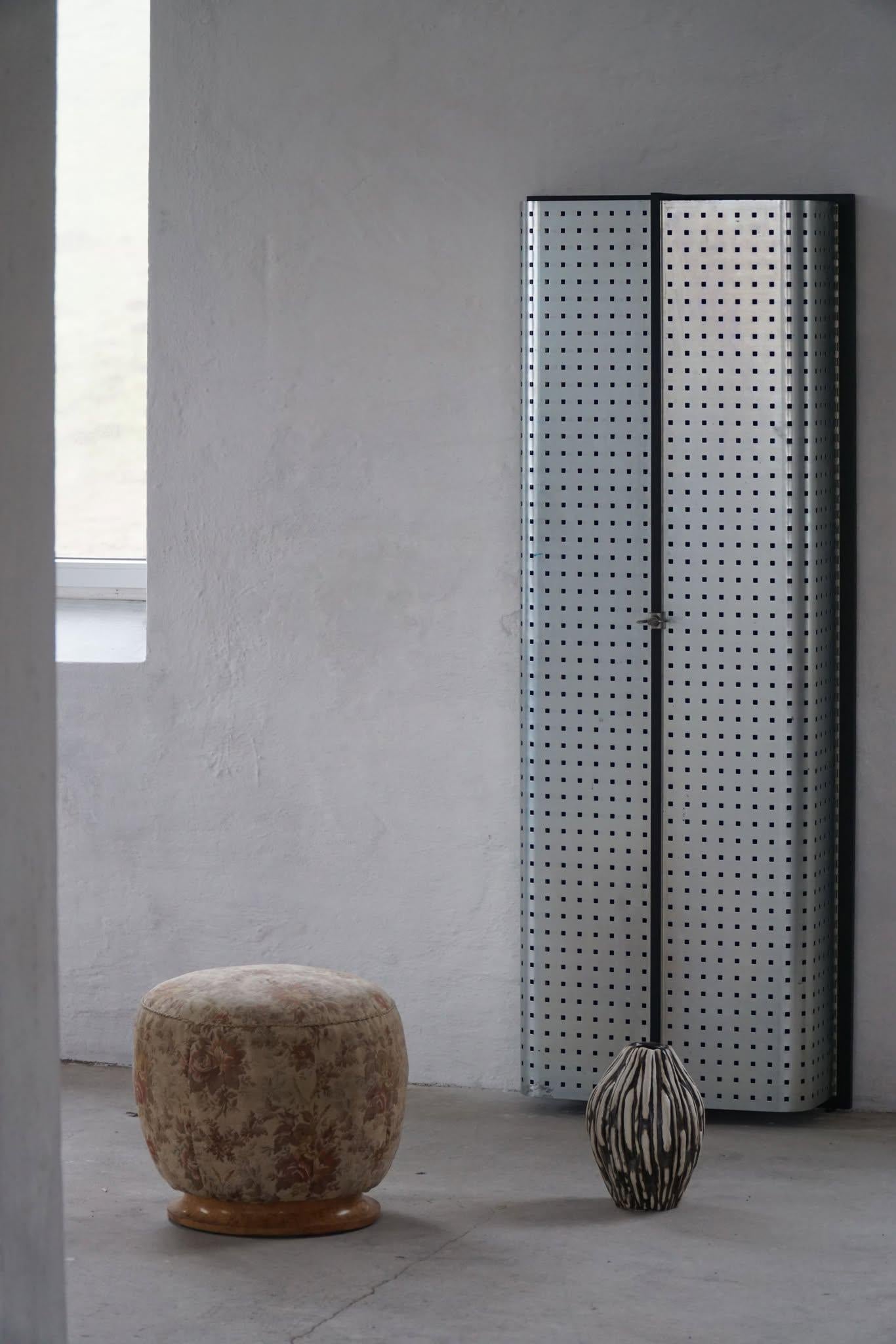 Swedish Modern, A Tall Narrow Cabinet in Steel, Late 20th Century 12