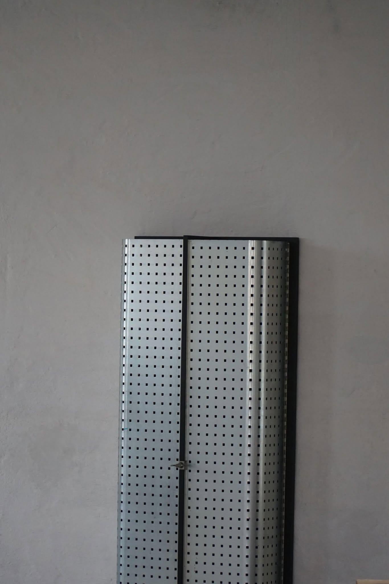 Swedish Modern, A Tall Narrow Cabinet in Steel, Late 20th Century 14
