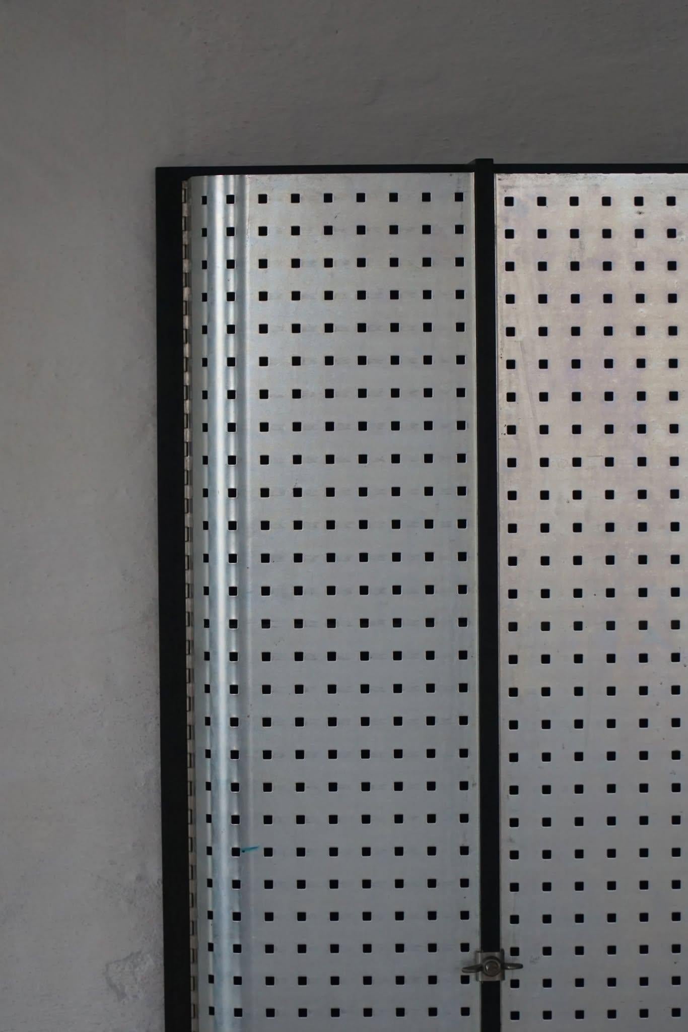 Swedish Modern, A Tall Narrow Cabinet in Steel, Late 20th Century 3