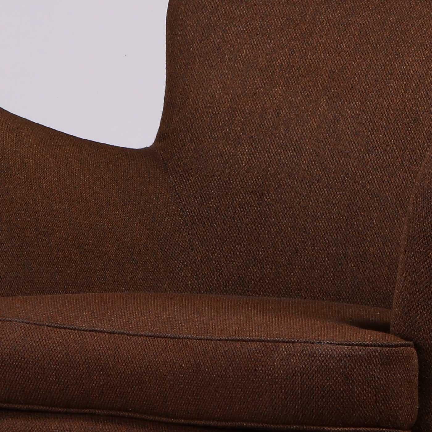 Scandinavo moderno Poltrona moderna svedese in tessuto marrone, anni '40 in vendita
