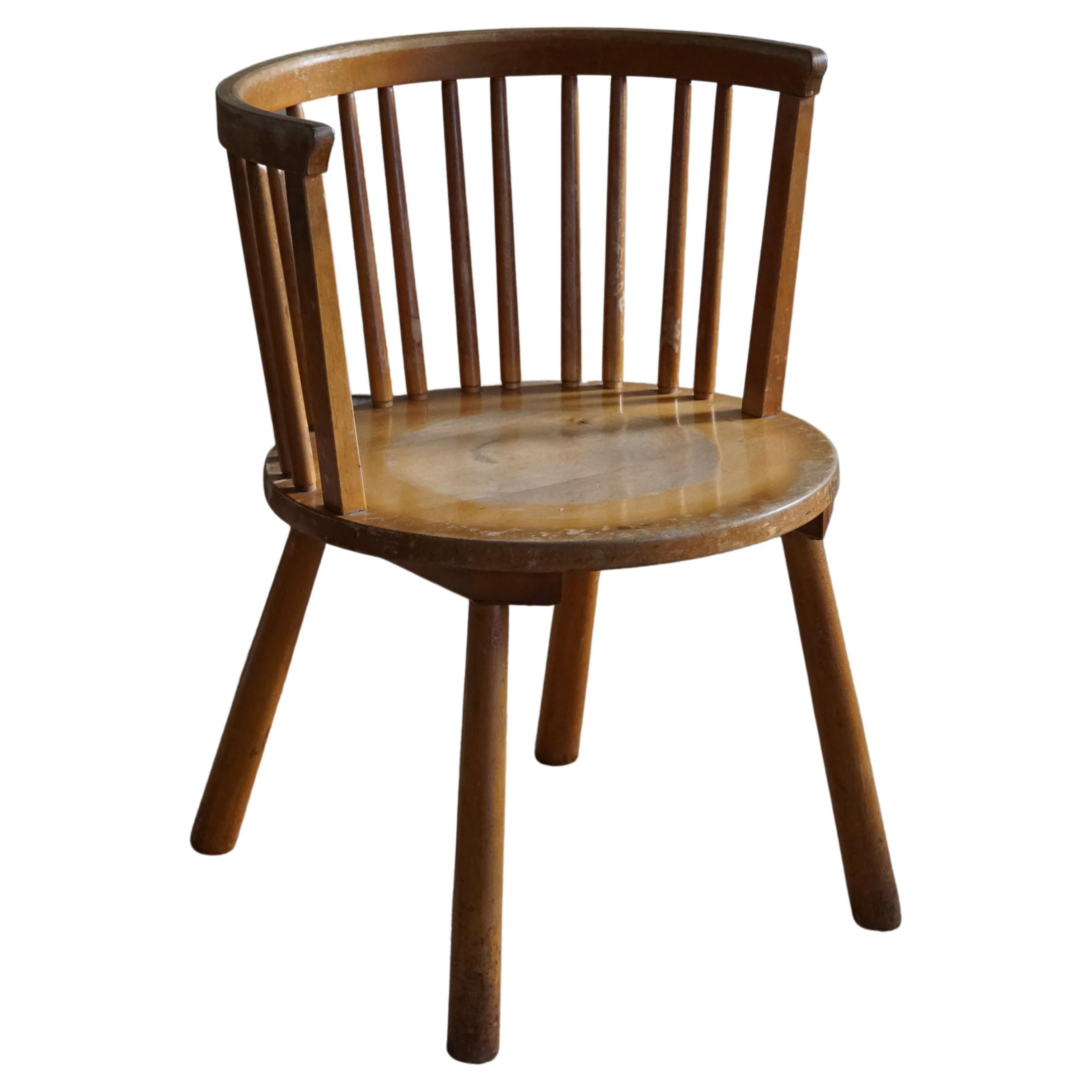 Schwedischer moderner Sessel im Stil von Axel Einar Hjorth, 1930er Jahre im Angebot