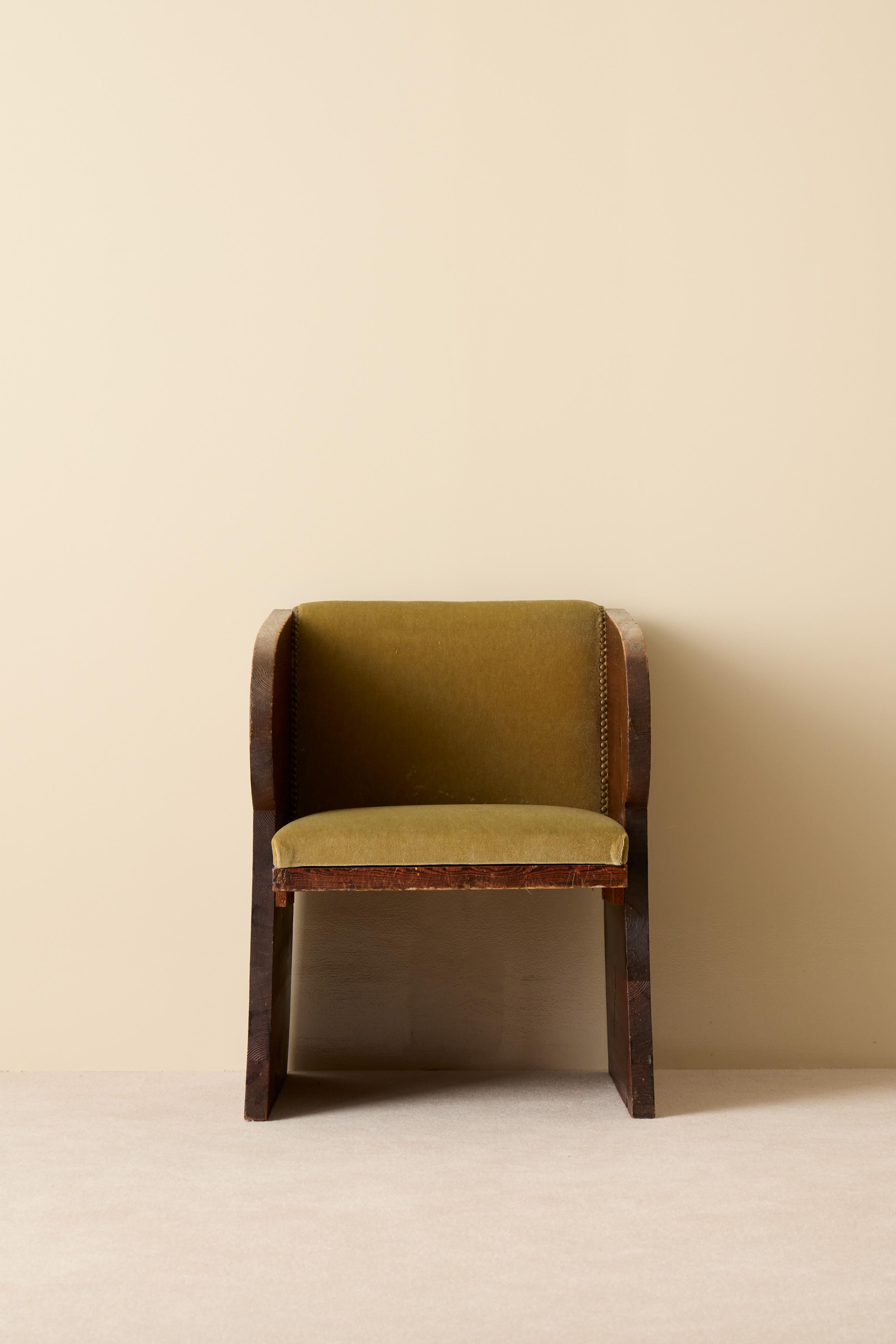 Pine Swedish Modern Armchairs, 1930s For Sale