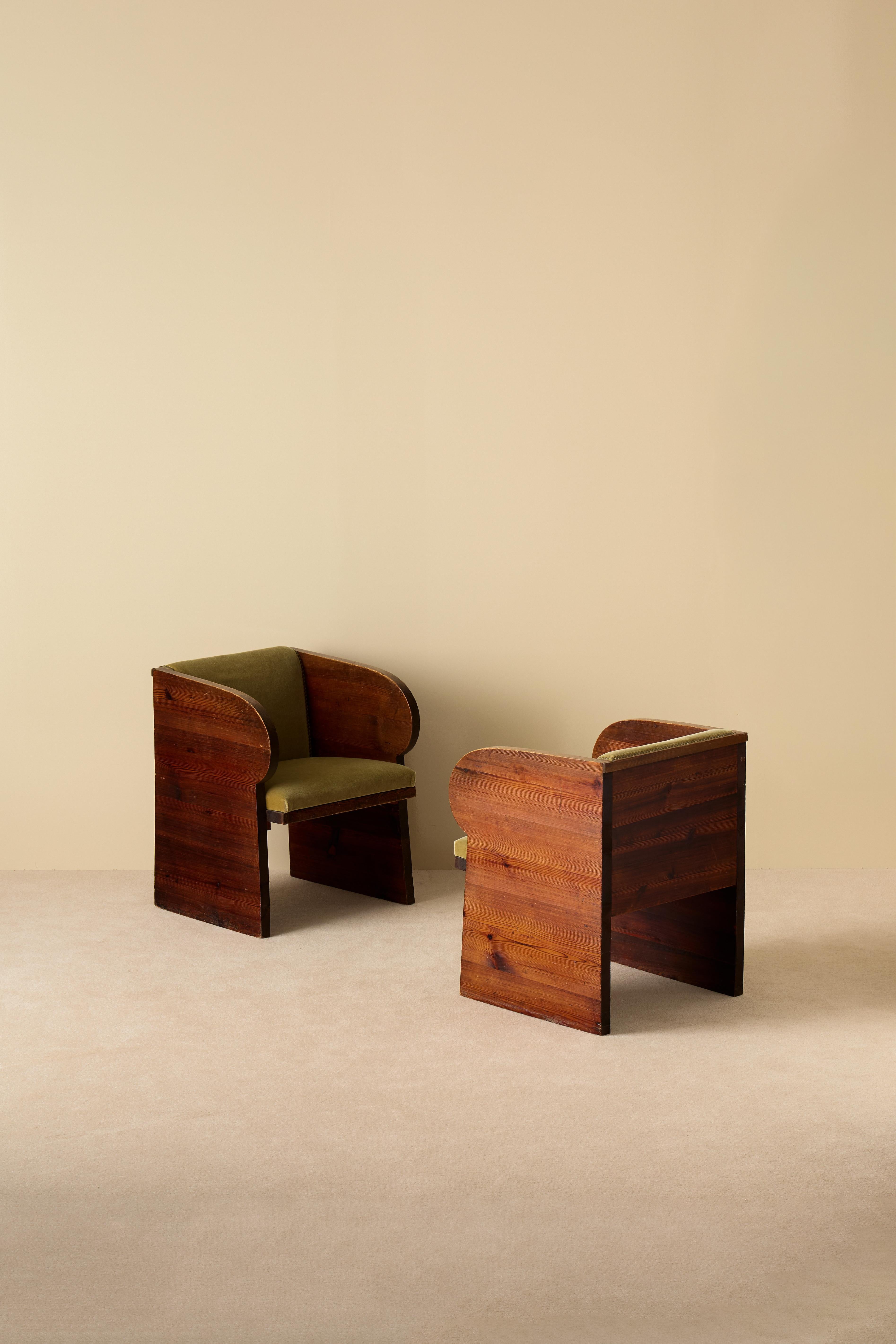 Swedish Modern Armchairs, 1930s For Sale 2