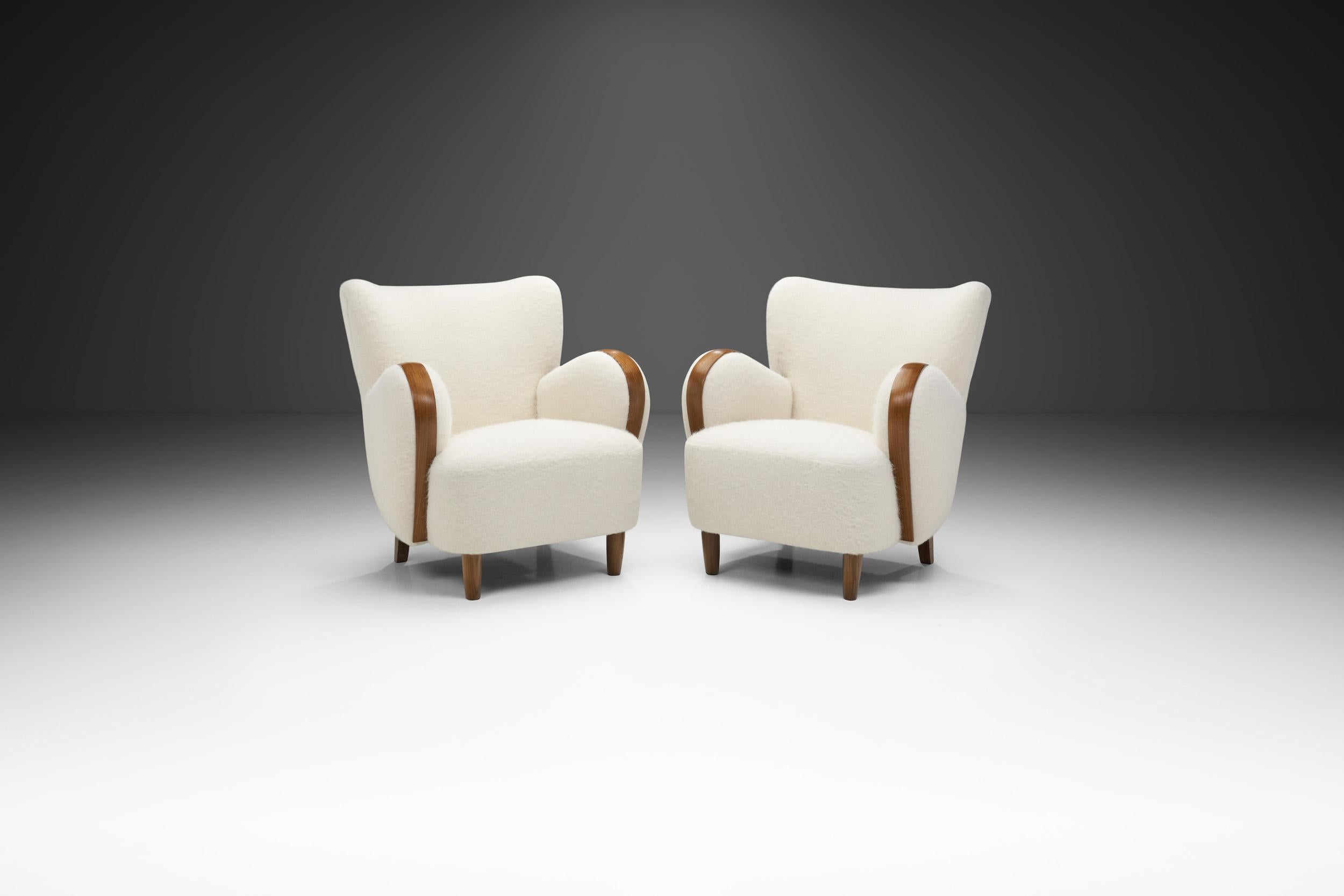 The term Swedish Modern was quickly established as a reinterpretation of modernity during the 1940s, and in the new Swedish Modern style, early and square functionalism was replaced by a freer and more artistic ideal.

The Swedish Modern style is