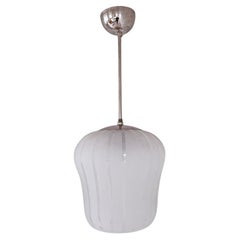 Schwedische Modern Art Deco Pendelleuchte Böhlmakrs Harald Notini Schweden 1940er Jahre