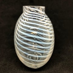 Swedish Modern Art Glass Vase by Bertil Vallien for Kosta Boda, 1960s