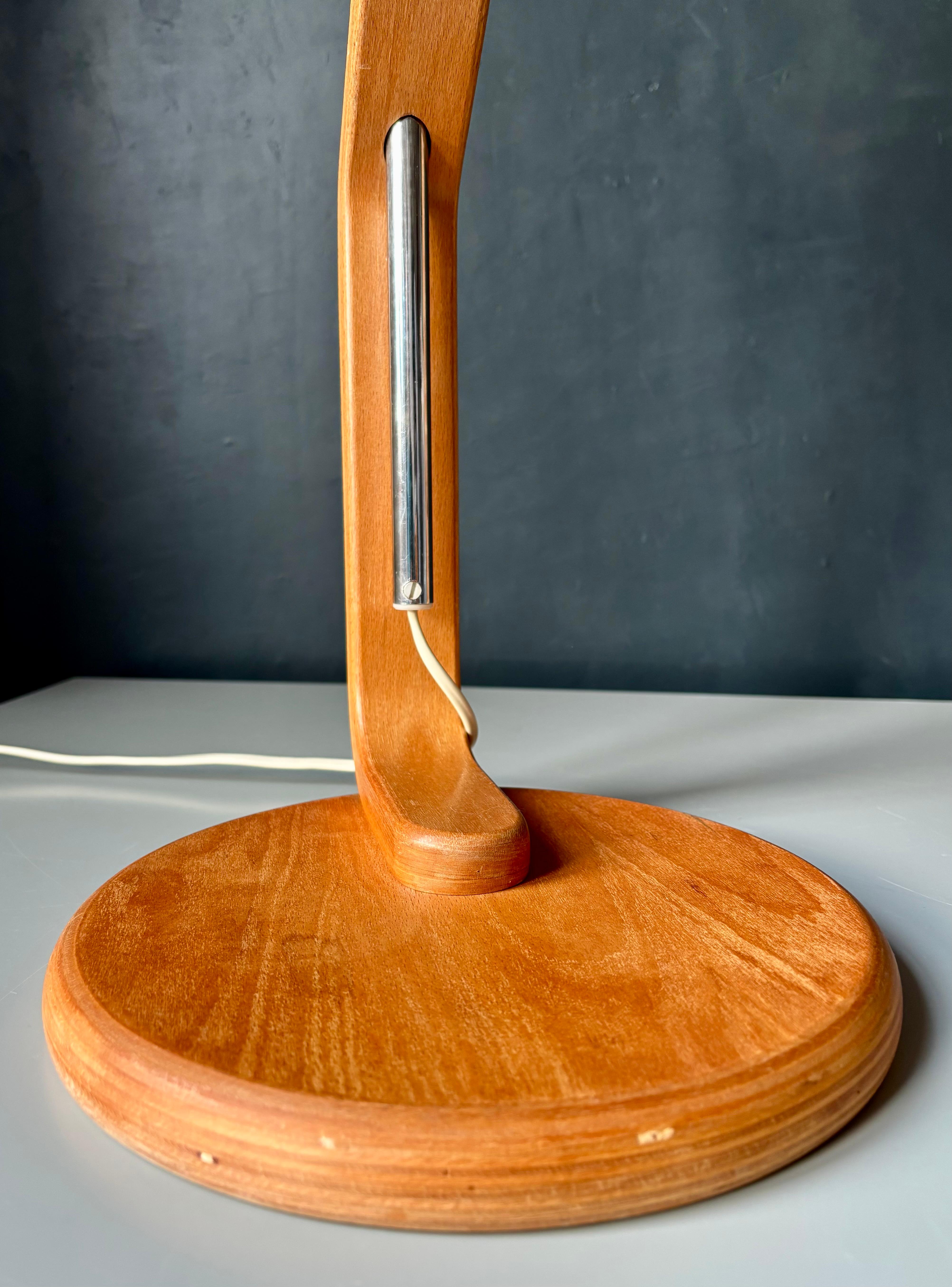 Ateljé Lyktan Lámpara de madera de ratán, Suecia Años 70 en venta 5