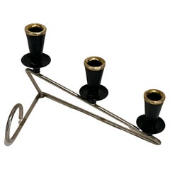 Swedish Modern Atomic Age Rare Candelabra by Gunnar Ander 1950's