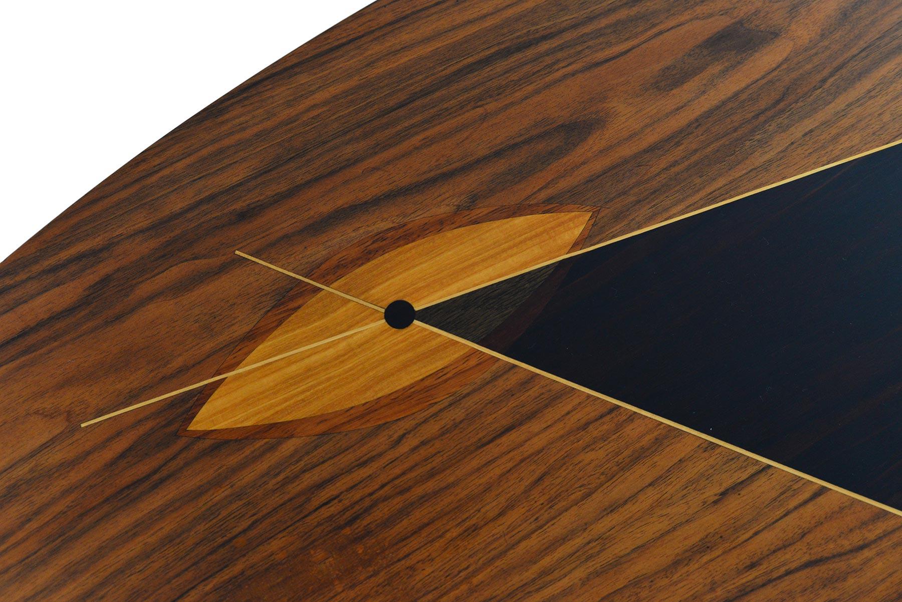 Swedish Modern Atomic Inlay Coffee Table 1