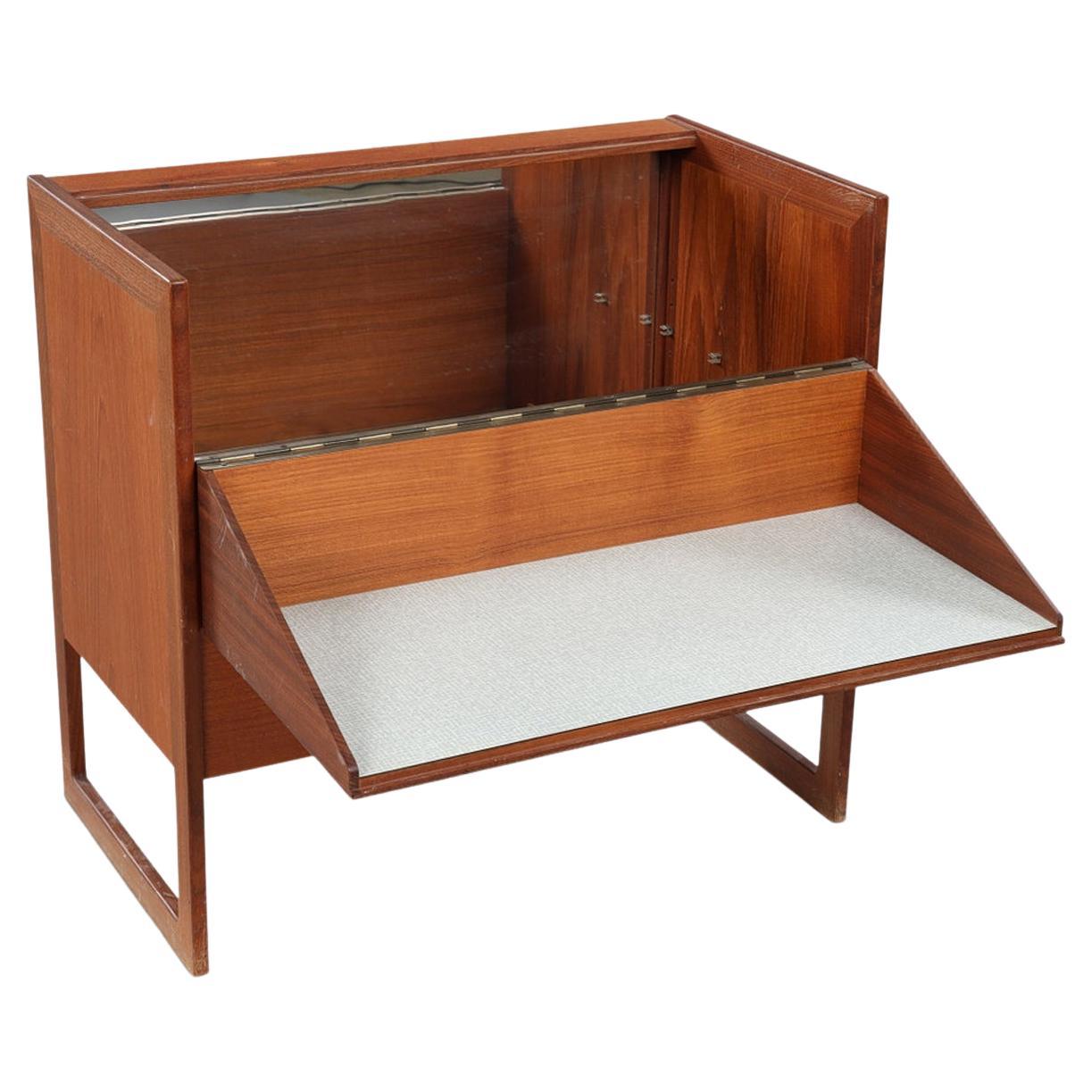 Swedish Modern Bar Cabinet by Arne Wahl Iversen For Sale