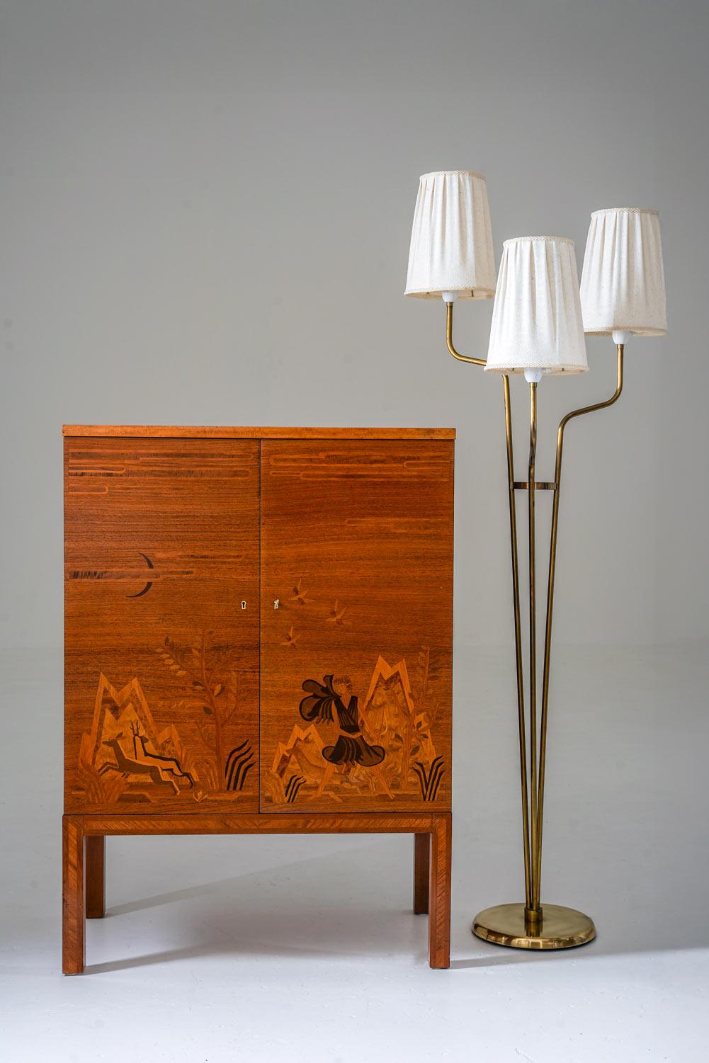 Swedish Modern Bar Cabinet For Sale 7
