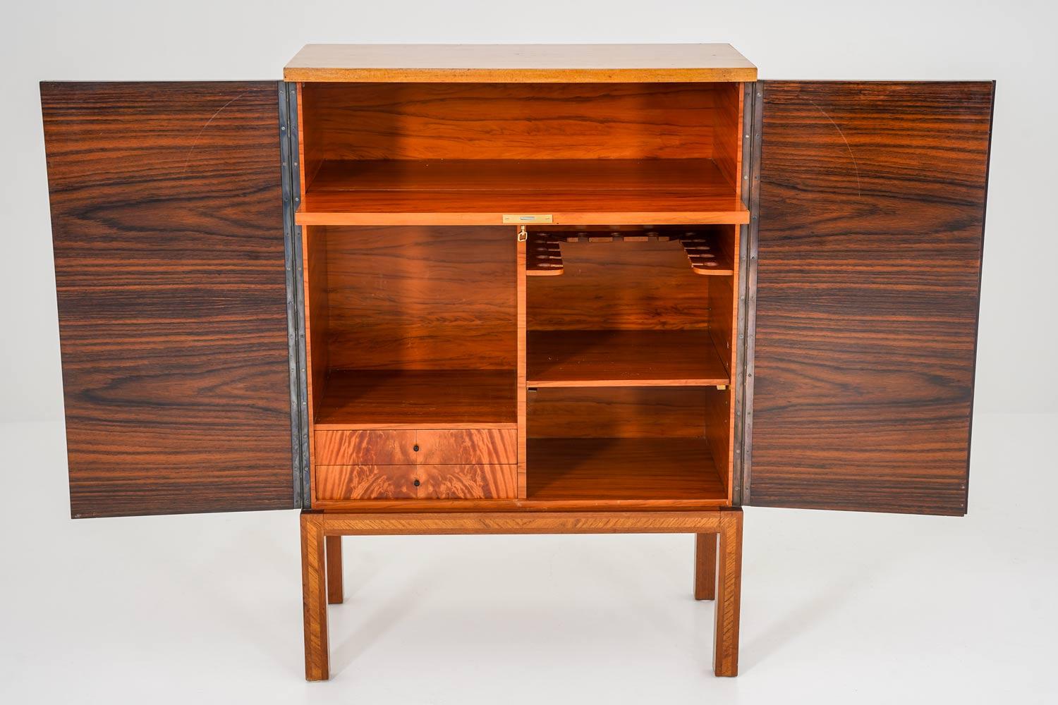 Swedish Modern Bar Cabinet For Sale 3