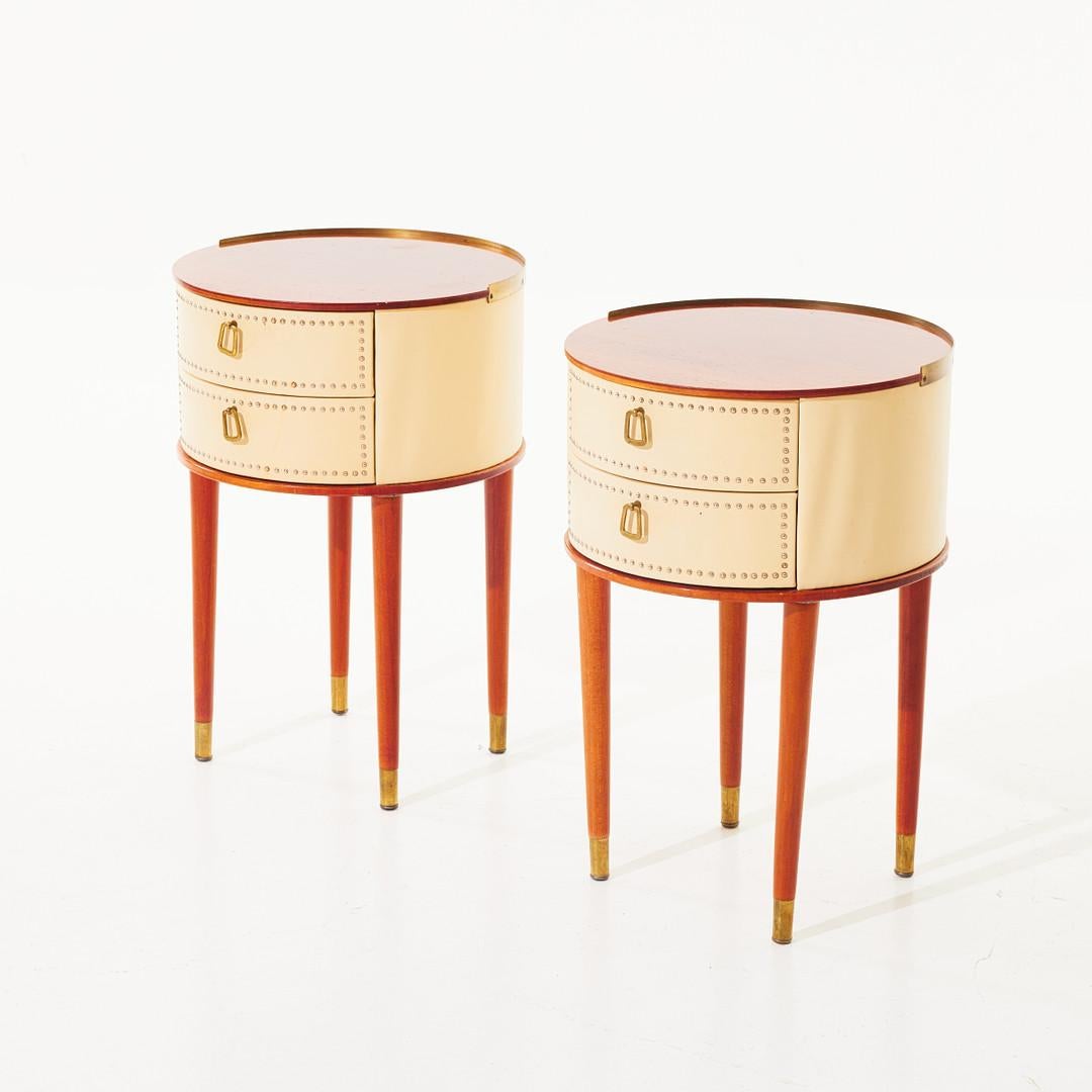 20th Century Swedish Modern bedside tables, 1940's For Sale