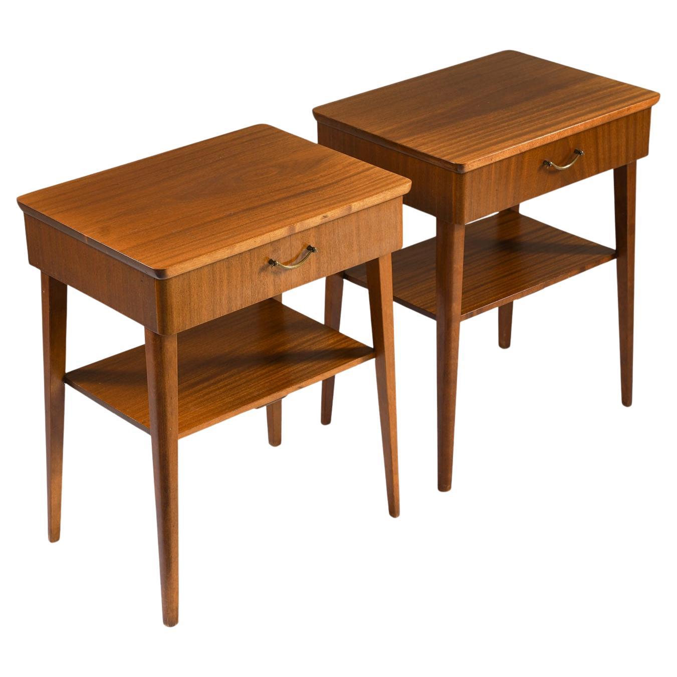 Swedish Modern Bedside Tables