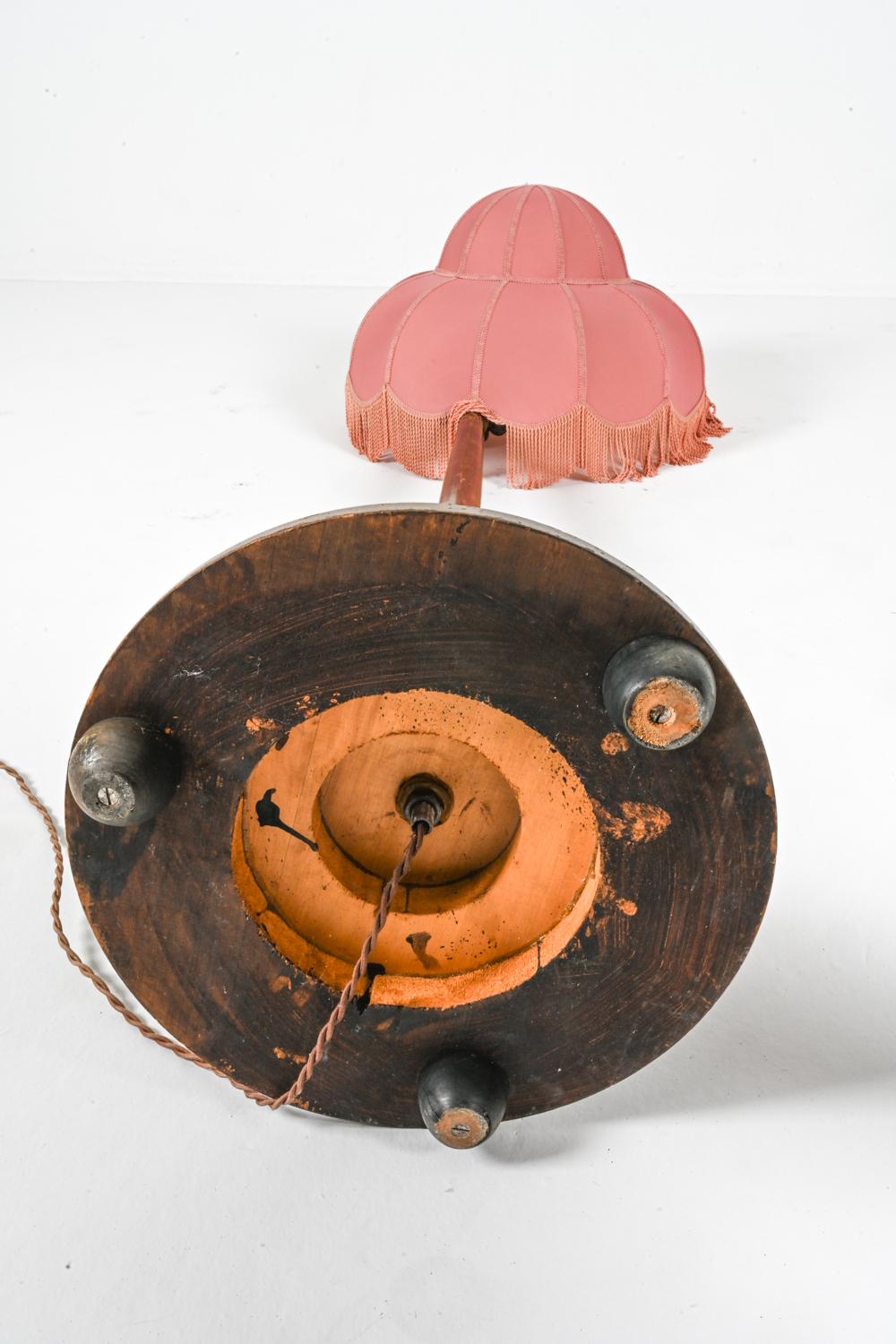 Swedish Modern Beech Floor Lamp, Circa 1930's 9