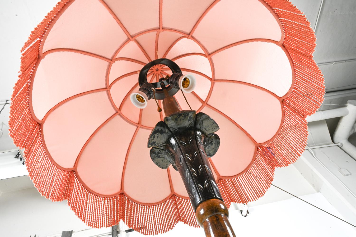 Swedish Modern Beech Floor Lamp, Circa 1930's 10