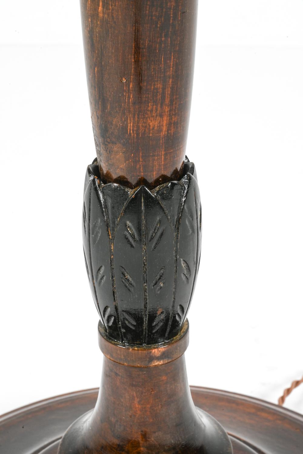 Swedish Modern Beech Floor Lamp, Circa 1930's 2