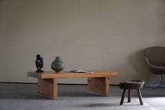 Panchina moderna svedese in pino di Roland Wilhelmsson, modello Bambse, datata 1973