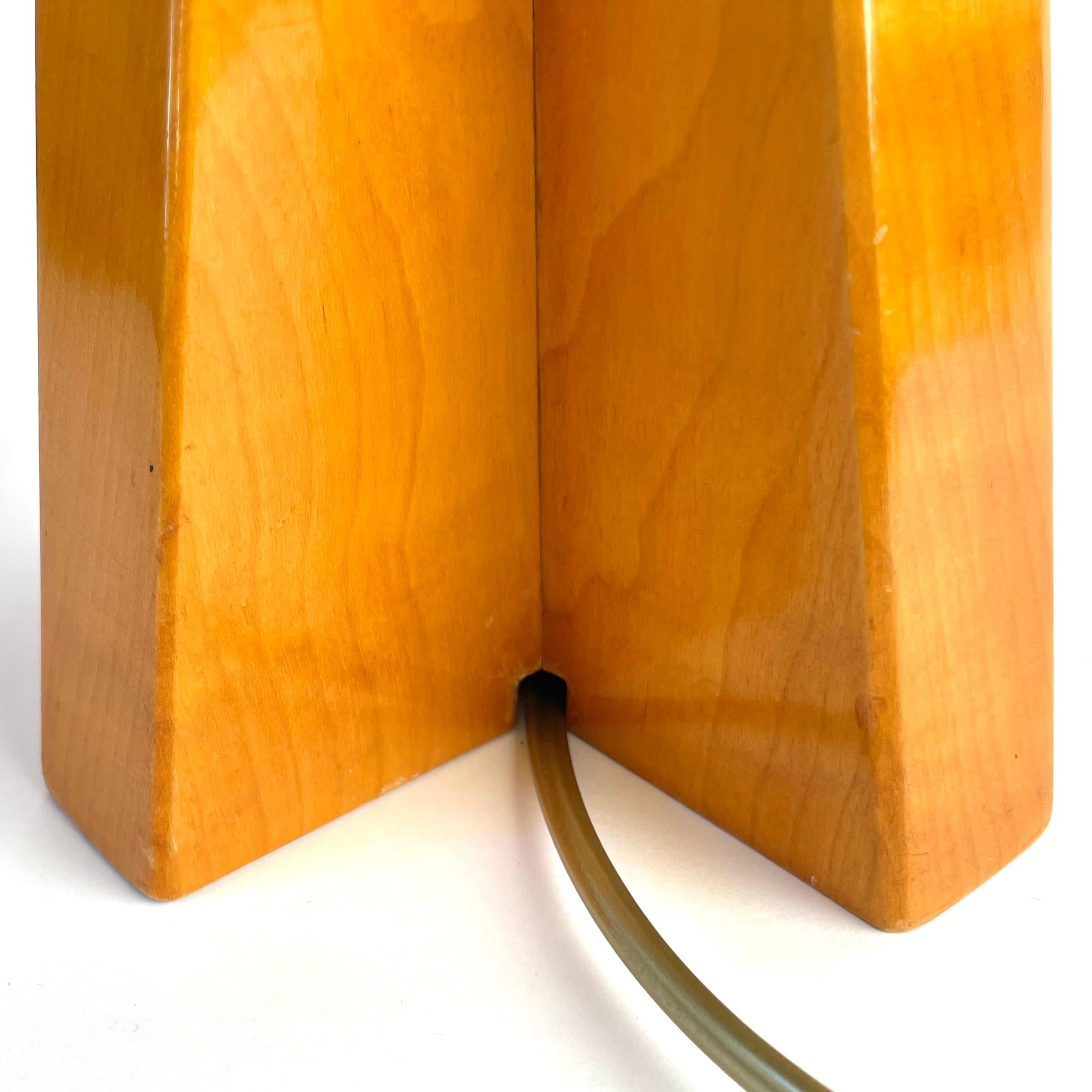 Lampe de table moderne suédoise en bouleau, années 1940 en vente 1