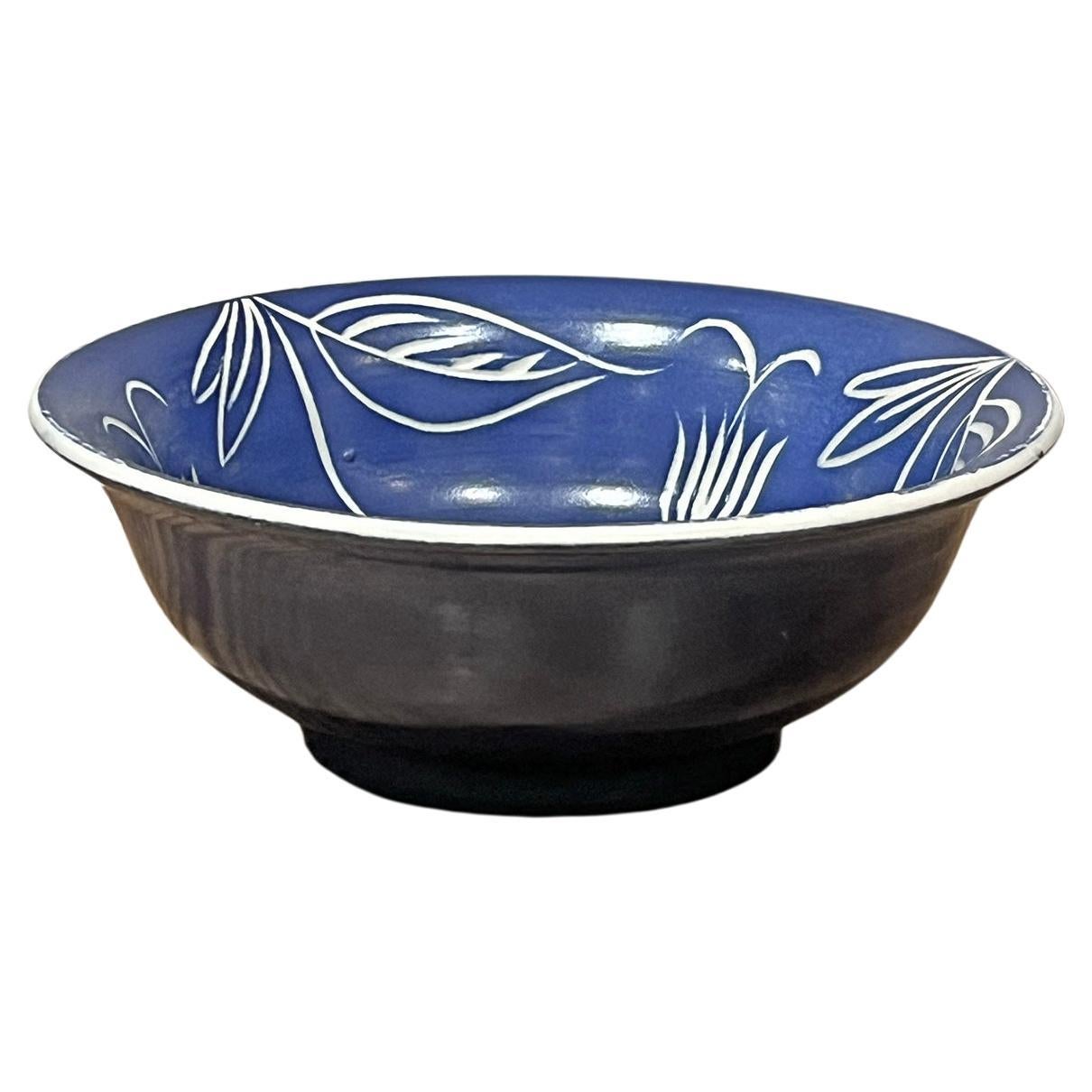 Swedish Modern Bowl, Glazed Earthenware, Bo Fajans, Design Eva Jancke-Björk