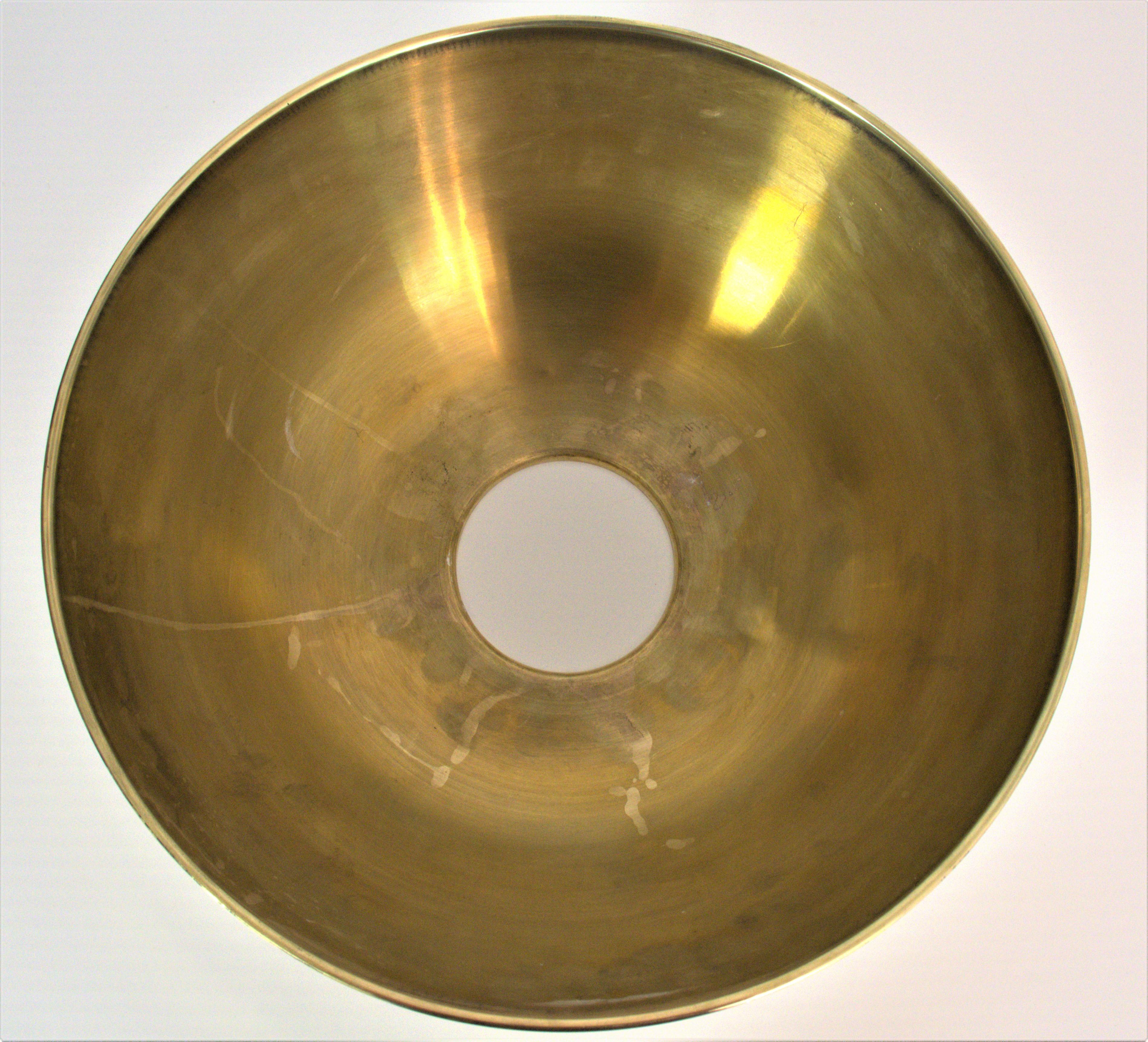 Lampe de table moderne suédoise en laiton et en Beeche par Hans Bergström, années 1940. en vente 9