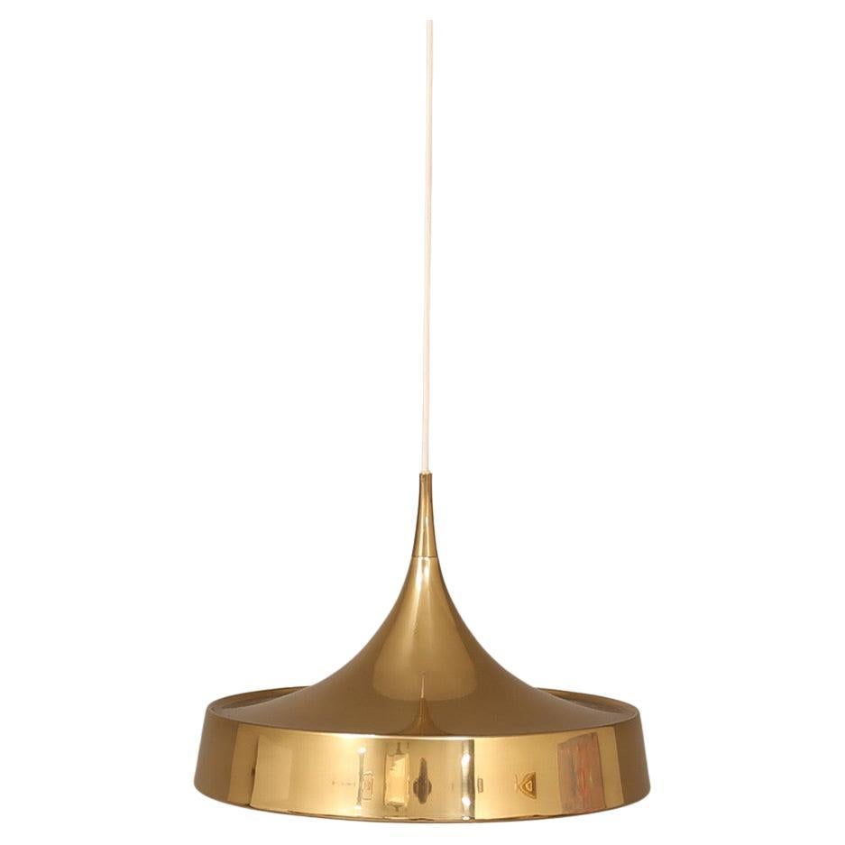 Swedish Modern Brass Ceiling Lamp by Bergboms