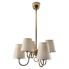 Lampadario moderno svedese in ottone