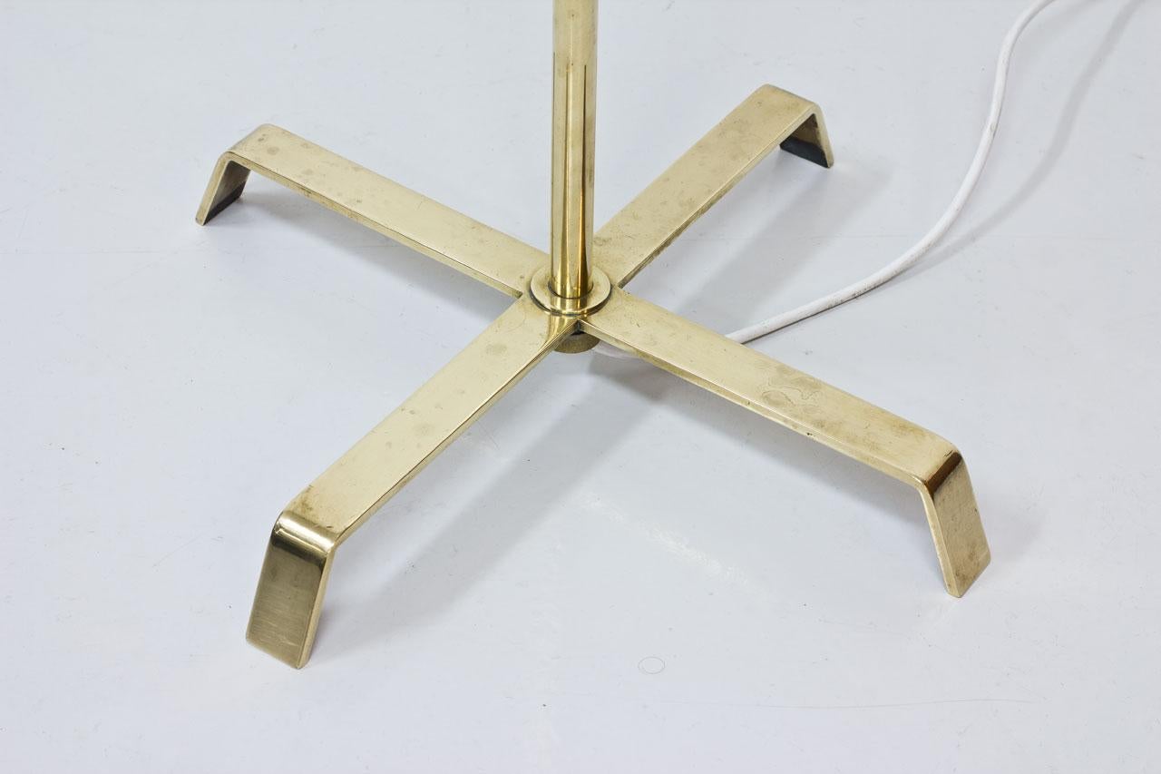 Swedish Modern Brass Floor Lamp by Böhlmarks, 1940s 3