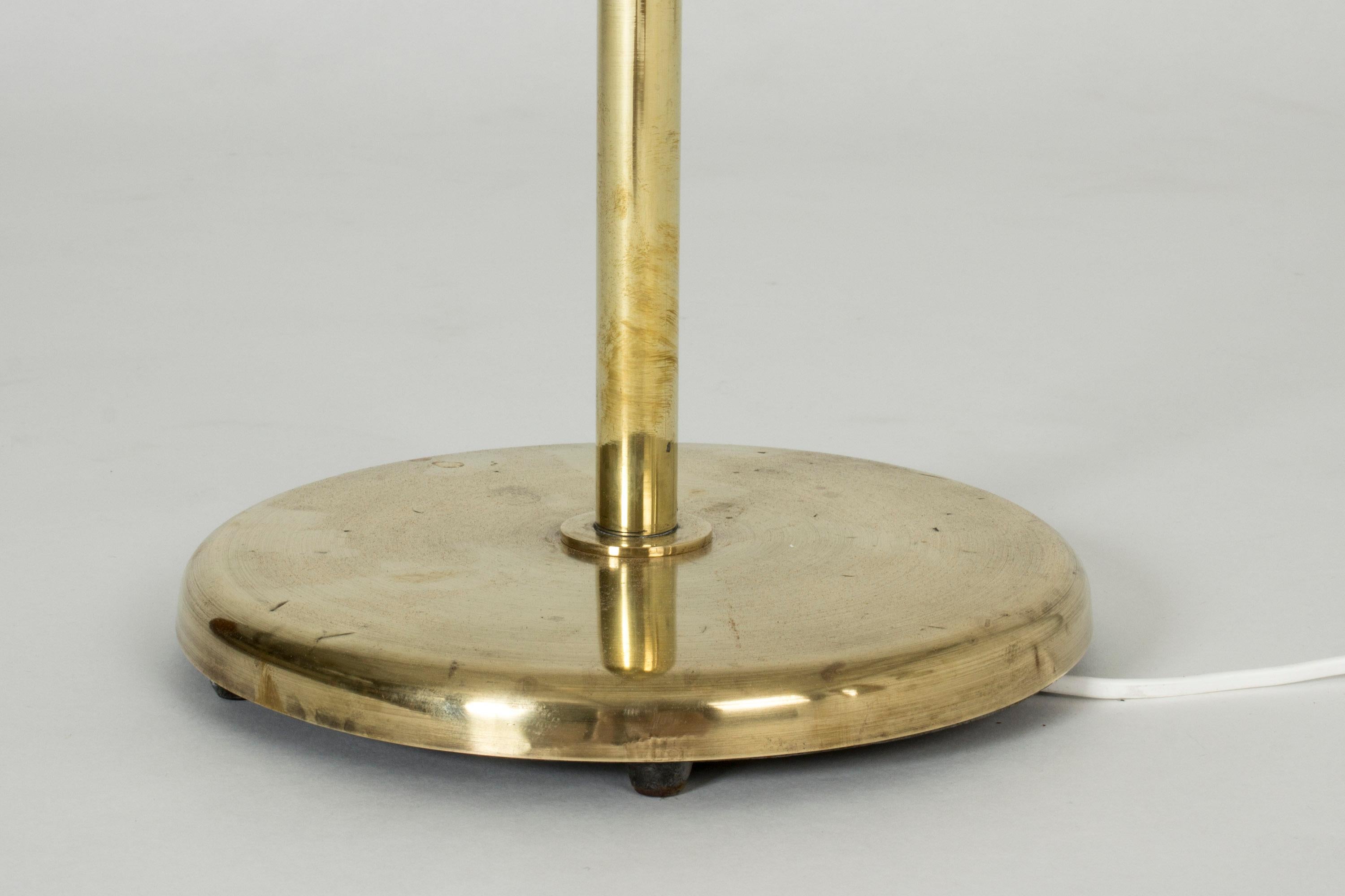Swedish Modern Brass Floor Lamp For Sale 6