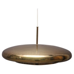 Swedish Modern Brass Pendant Lamp by Boréns, 1960's