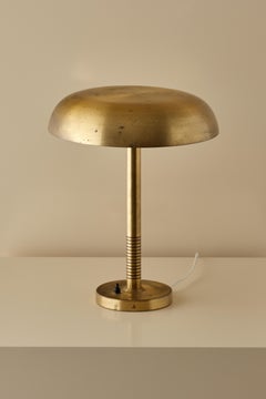 Schwedische moderne Messing-Tischlampe von Boréns, 1950er Jahre