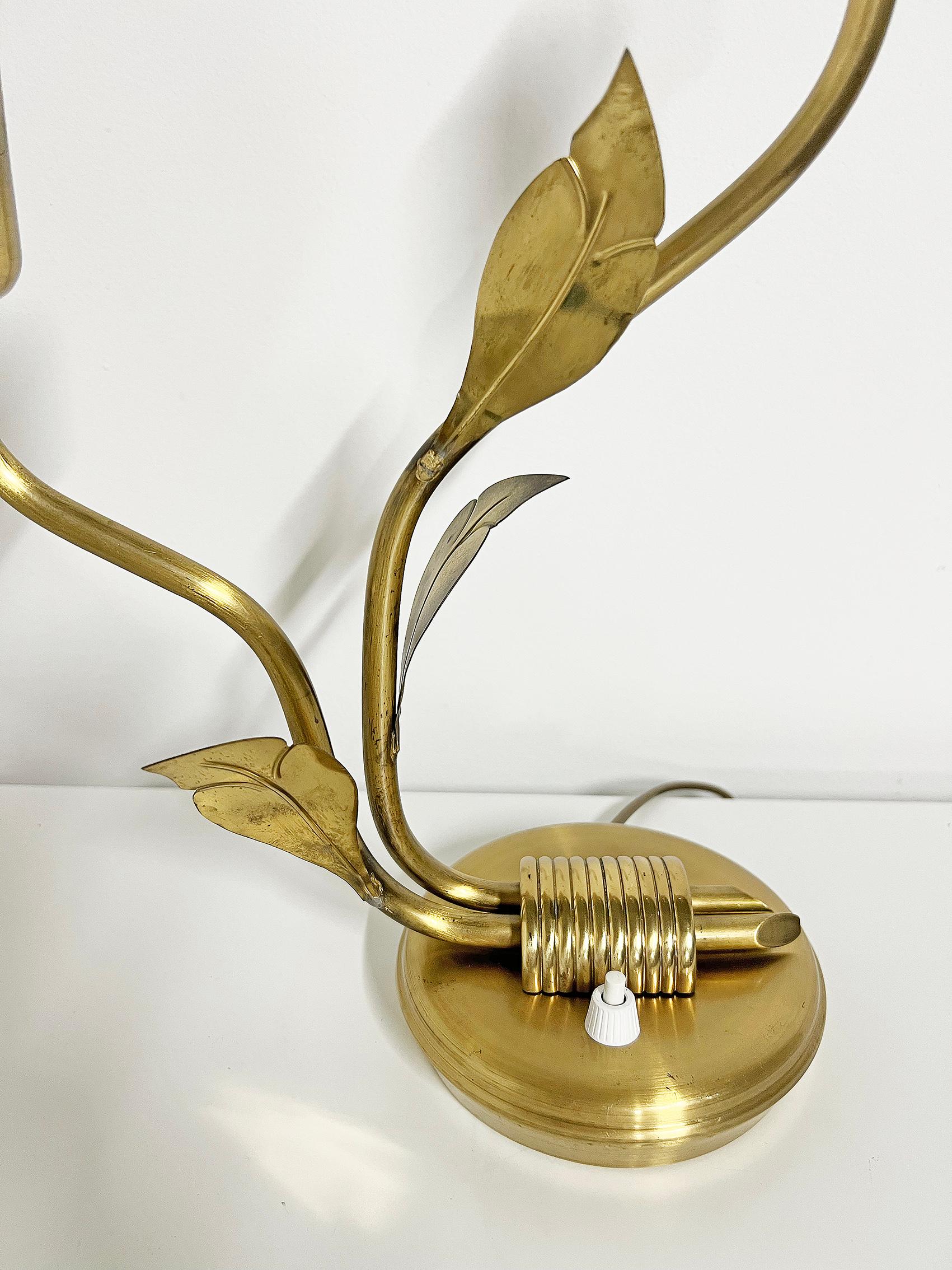 Swedish Modern Brass Table Lamp by Edvard Hagman, Ehab, 1950s For Sale 6