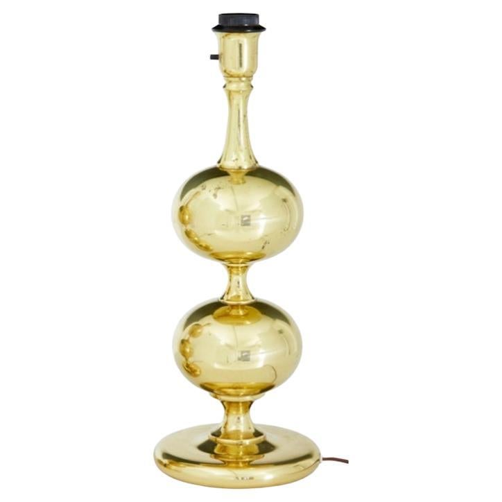 Swedish Modern Brass Table Lamp For Sale