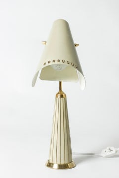 Swedish Modern Brass Table Lamp from Fåglavik, Sweden, 1950s
