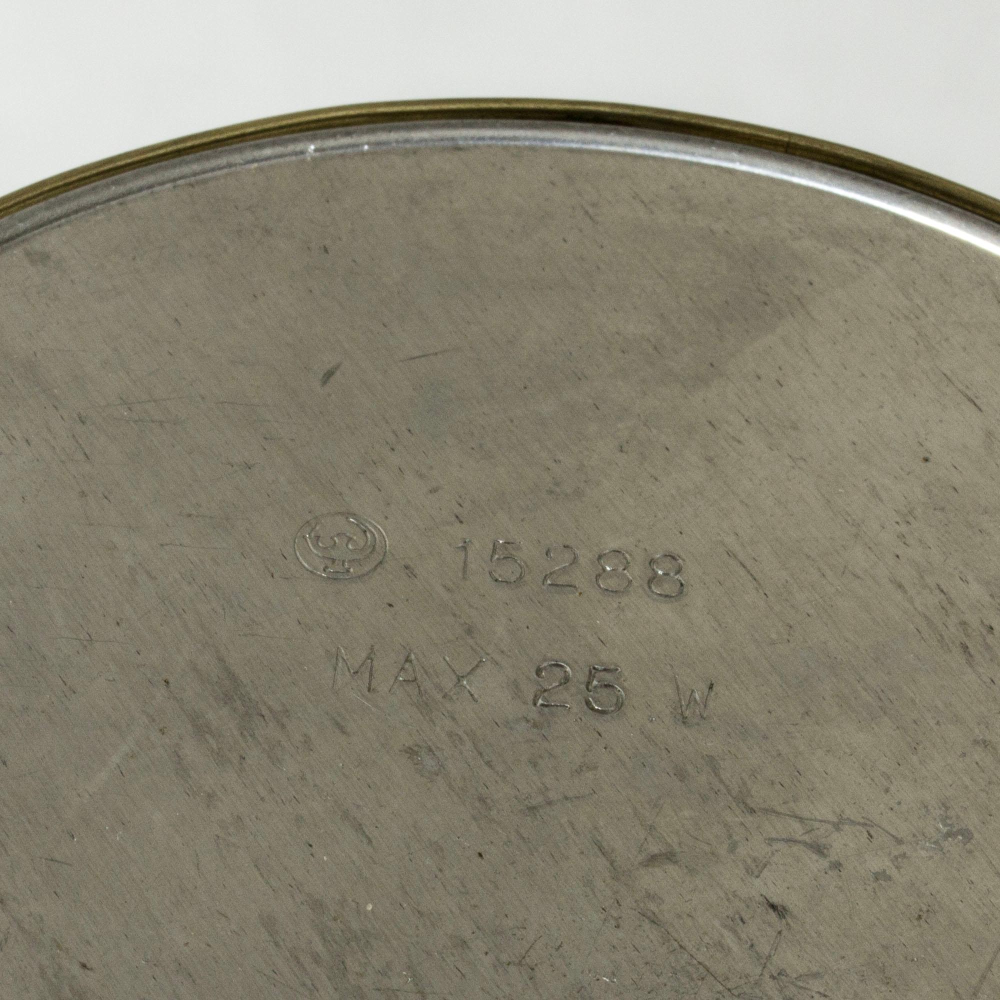 Lámparas de mesa modernas suecas de latón de Böhlmarks, Suecia, años 1950 mediados del siglo XX en venta