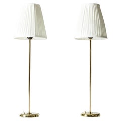 Lampade da tavolo moderne svedesi in ottone di Böhlmarks, Svezia, anni '1950
