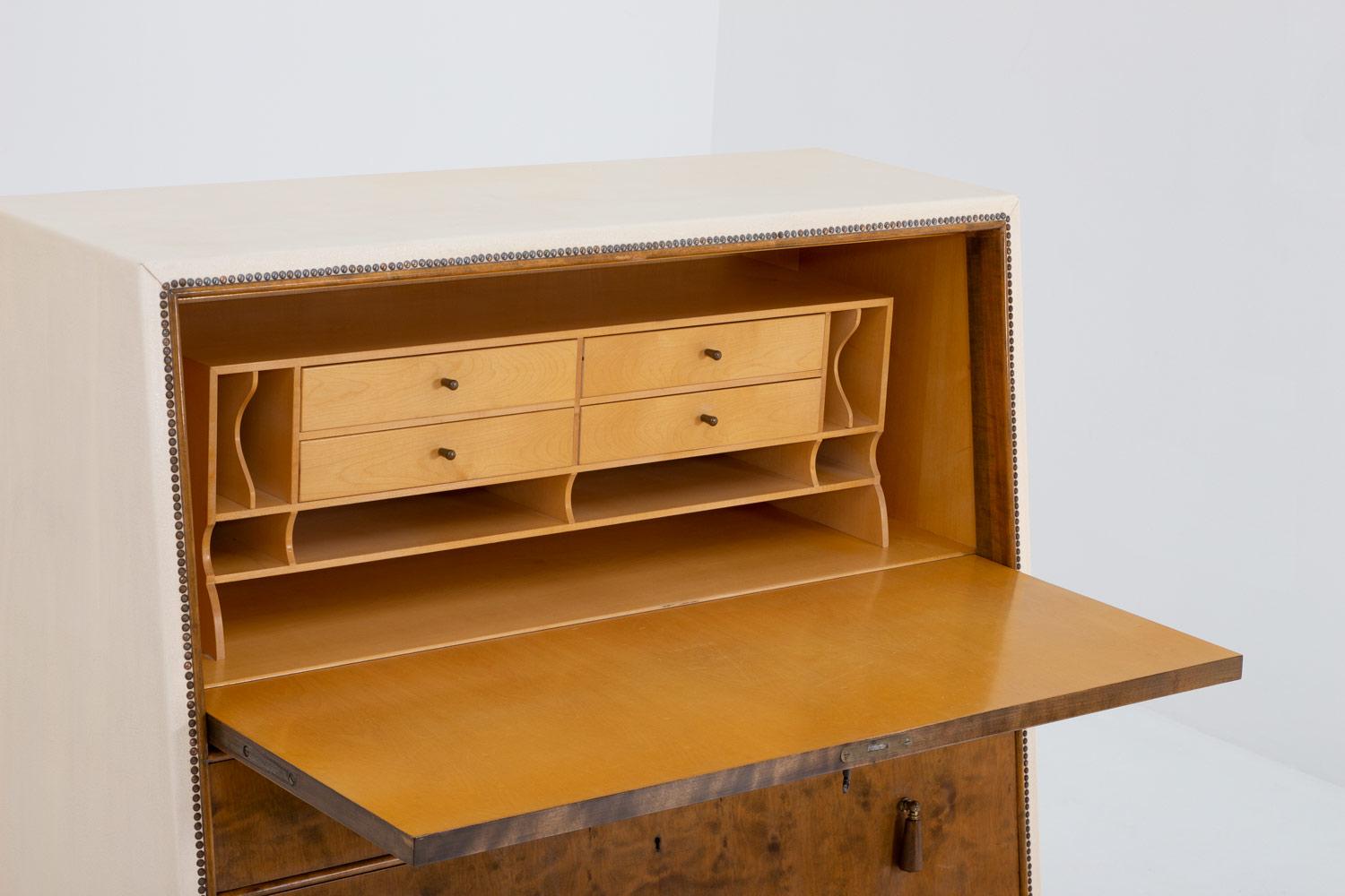 Swedish Modern Bureau by Otto Schulz for Boet, 1940s In Good Condition For Sale In Karlstad, SE