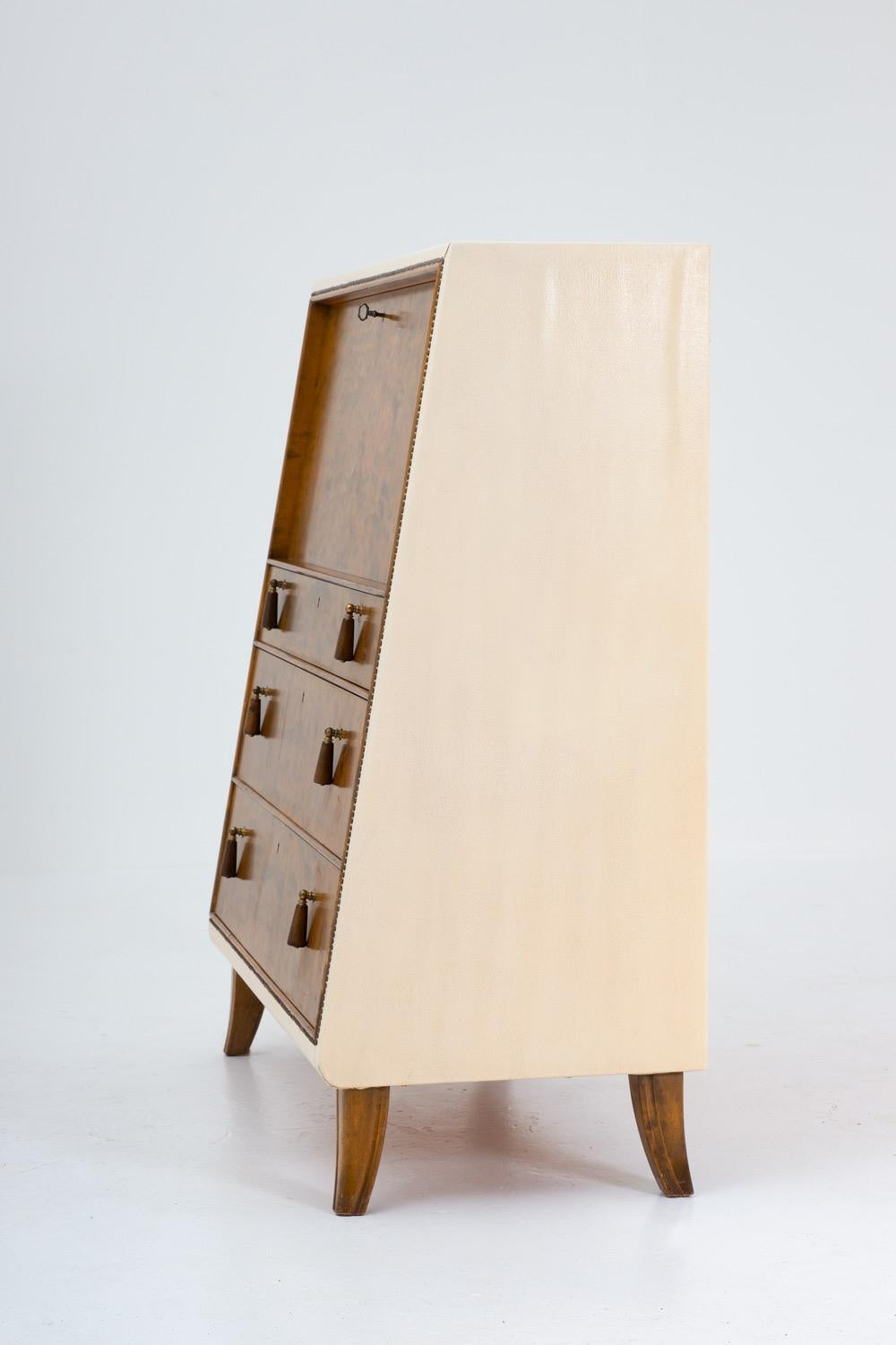20th Century Swedish Modern Bureau by Otto Schulz for Boet, 1940s For Sale